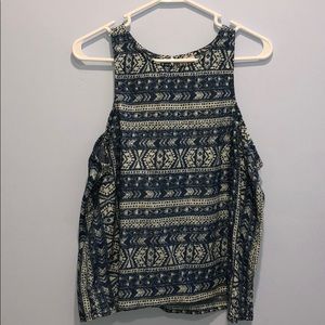 Patterned Tank Top